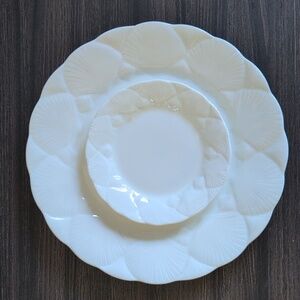 Wedgwood China White Dinner Plates And Bread Plates 8 Pc. 4 Bread 4 Dinner